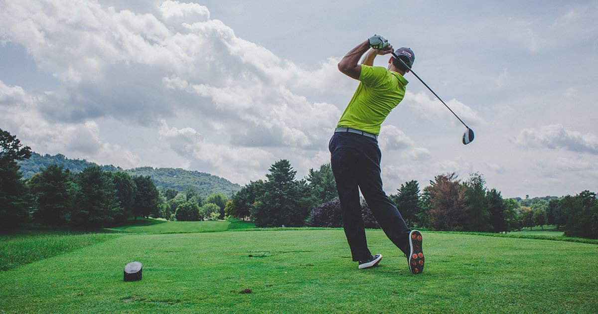 golfer swing