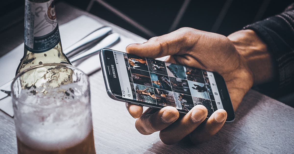 phone beer