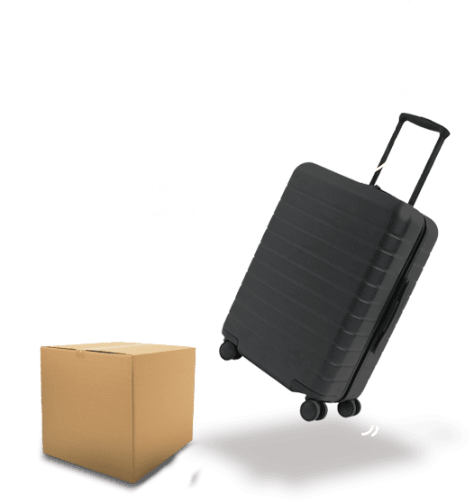 A carry-on suitcase packed with day-one essentials